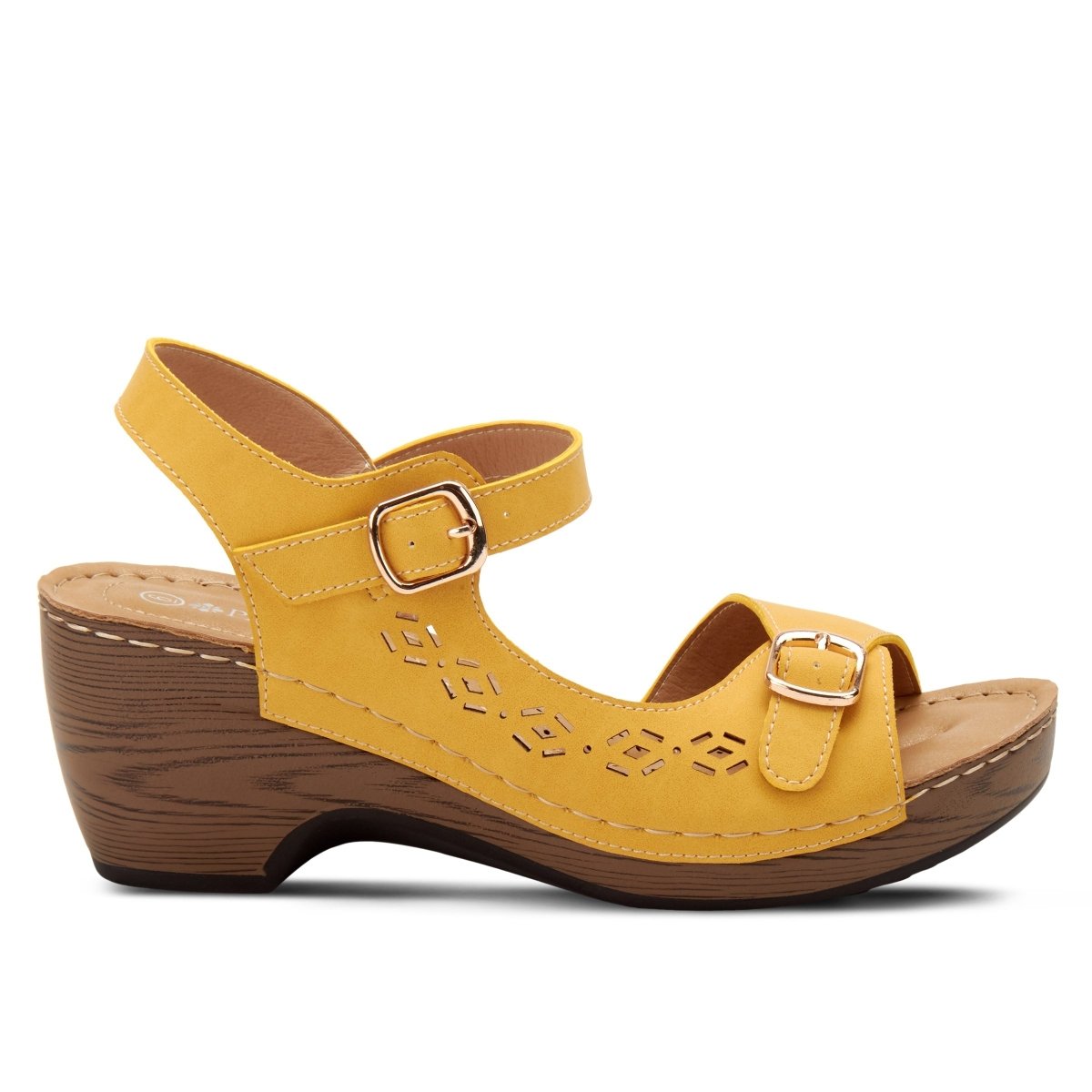 Spring Step Shoes Patrizia Shantay Sandals Women's Leather Wedge