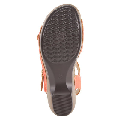 Spring Step Shoes Patrizia Shantay Sandals Women's Leather Wedge