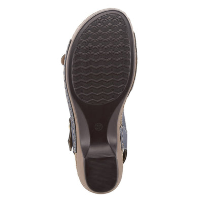 Spring Step Shoes Patrizia Shantay Sandals Women's Leather Wedge