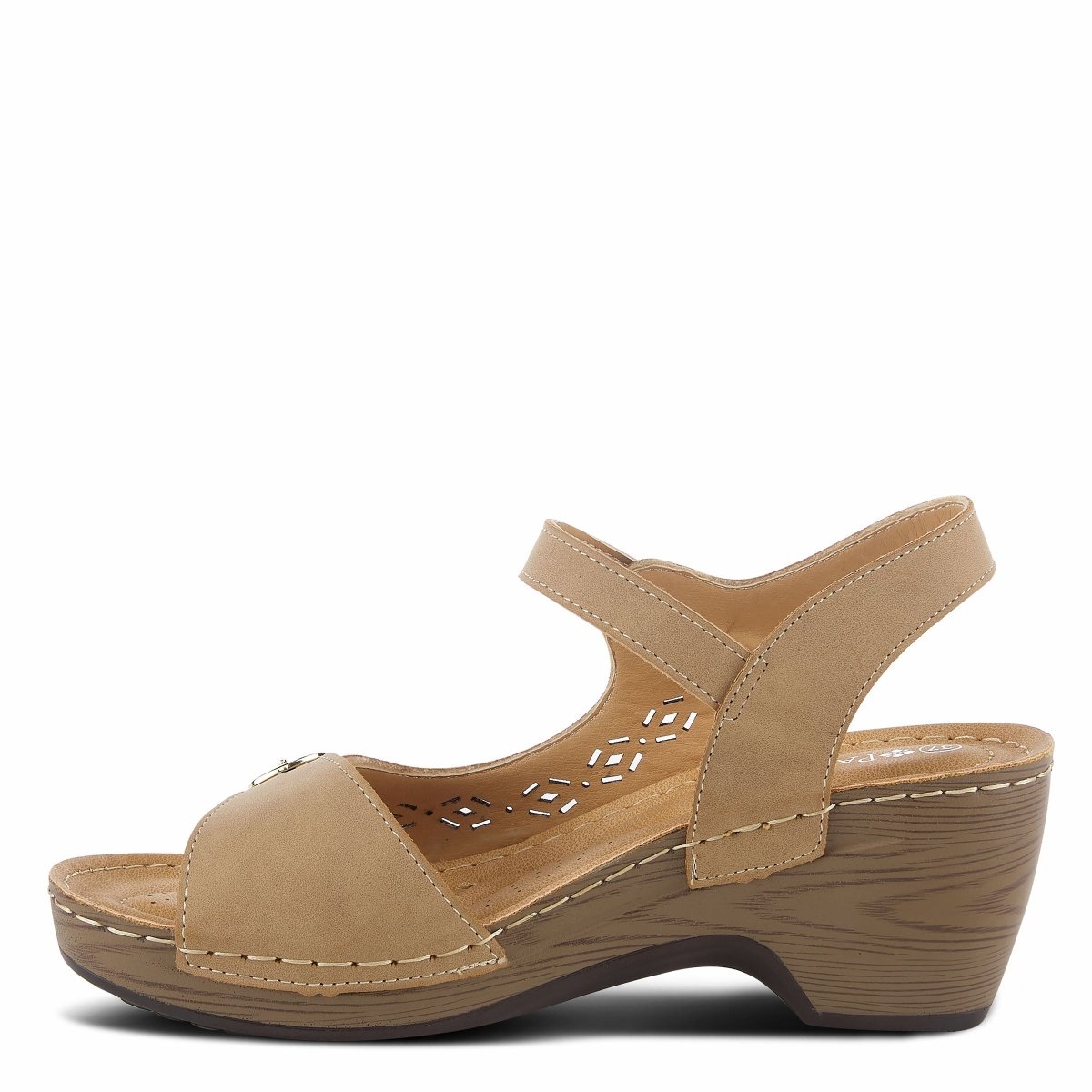 Spring Step Shoes Patrizia Shantay Sandals Women's Leather Wedge