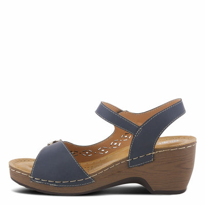 Spring Step Shoes Patrizia Shantay Sandals Women's Leather Wedge
