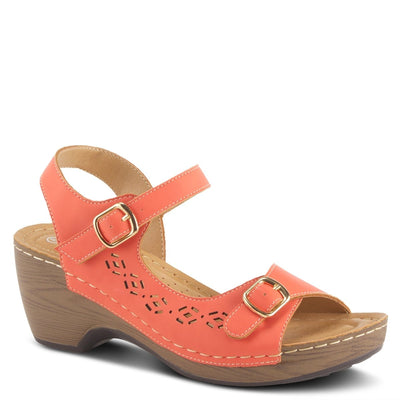 Spring Step Shoes Patrizia Shantay Sandals Women's Leather Wedge