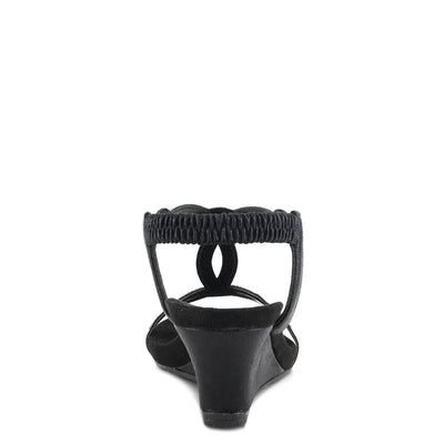 Spring Step Shoes Patrizia Shining T Strap Sandals Women’s Wedge