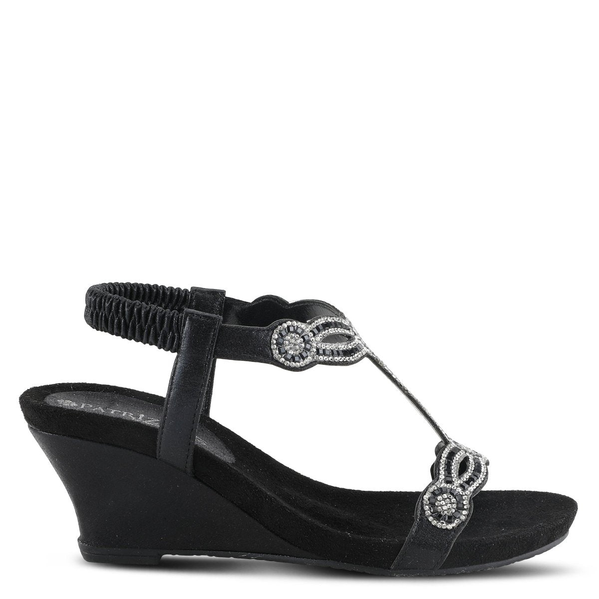 Spring Step Shoes Patrizia Shining T Strap Sandals Women’s Wedge