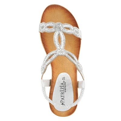 Spring Step Shoes Patrizia Shining T Strap Sandals Women’s Wedge
