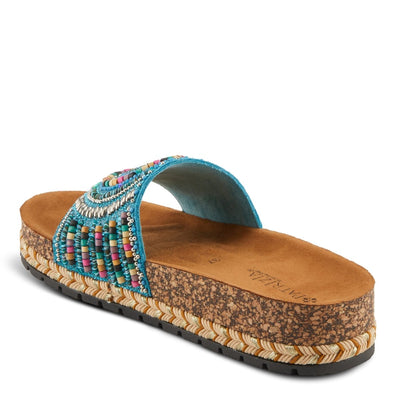 Spring Step Shoes Patrizia Swirla Sandals Women’s Multicolor Wedge