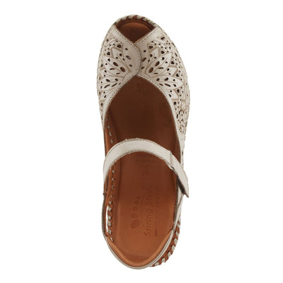 Spring Step Shoes Santonio Sandals Women’s Leather Hook and Loop