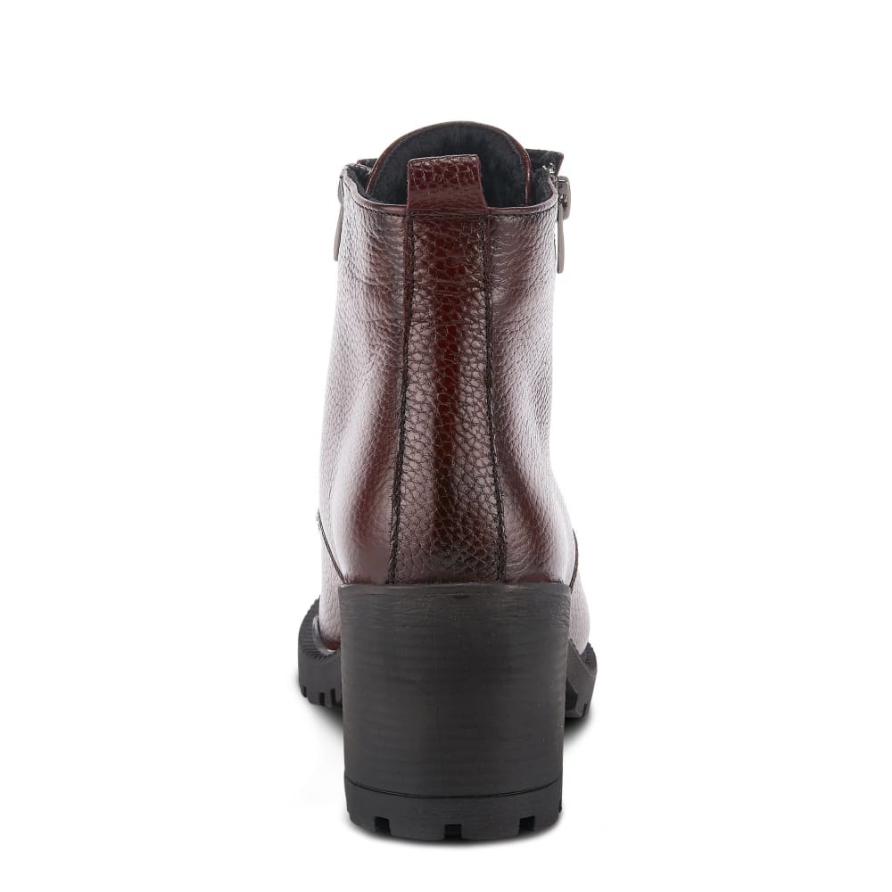 Spring Step Shoes Yaritza Women's Utility Inspired Design Pebbled Leather Boots