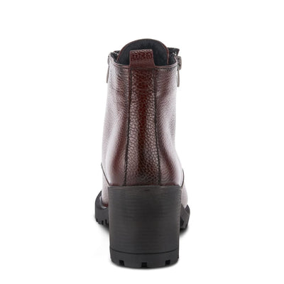 Spring Step Shoes Yaritza Women's Utility Inspired Design Pebbled Leather Boots