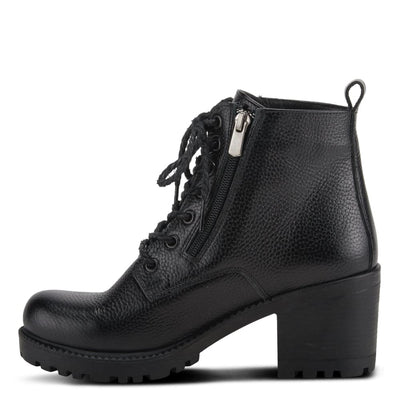 Spring Step Shoes Yaritza Women's Utility Inspired Design Pebbled Leather Boots
