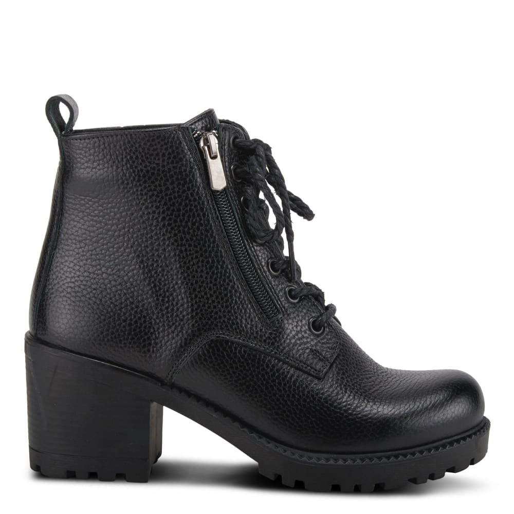 Spring Step Shoes Yaritza Women's Utility Inspired Design Pebbled Leather Boots