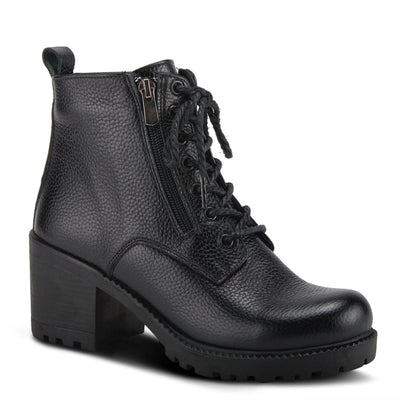Spring Step Shoes Yaritza Women's Utility Inspired Design Pebbled Leather Boots