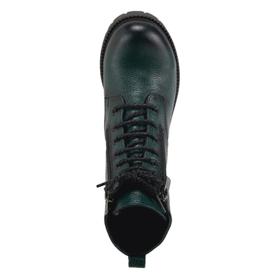 Spring Step Shoes Yaritza Women's Utility Inspired Design Pebbled Leather Boots