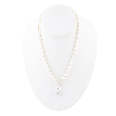 Sunday Best Pearl Toggle Necklace