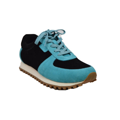 British Walkers Surrey Men's Aqua and Black Low Top Sneakers view 2