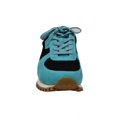 British Walkers Surrey Men's Aqua and Black Low Top Sneakers view 4