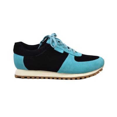 British Walkers Surrey Men's Aqua and Black Low Top Sneakers view 7