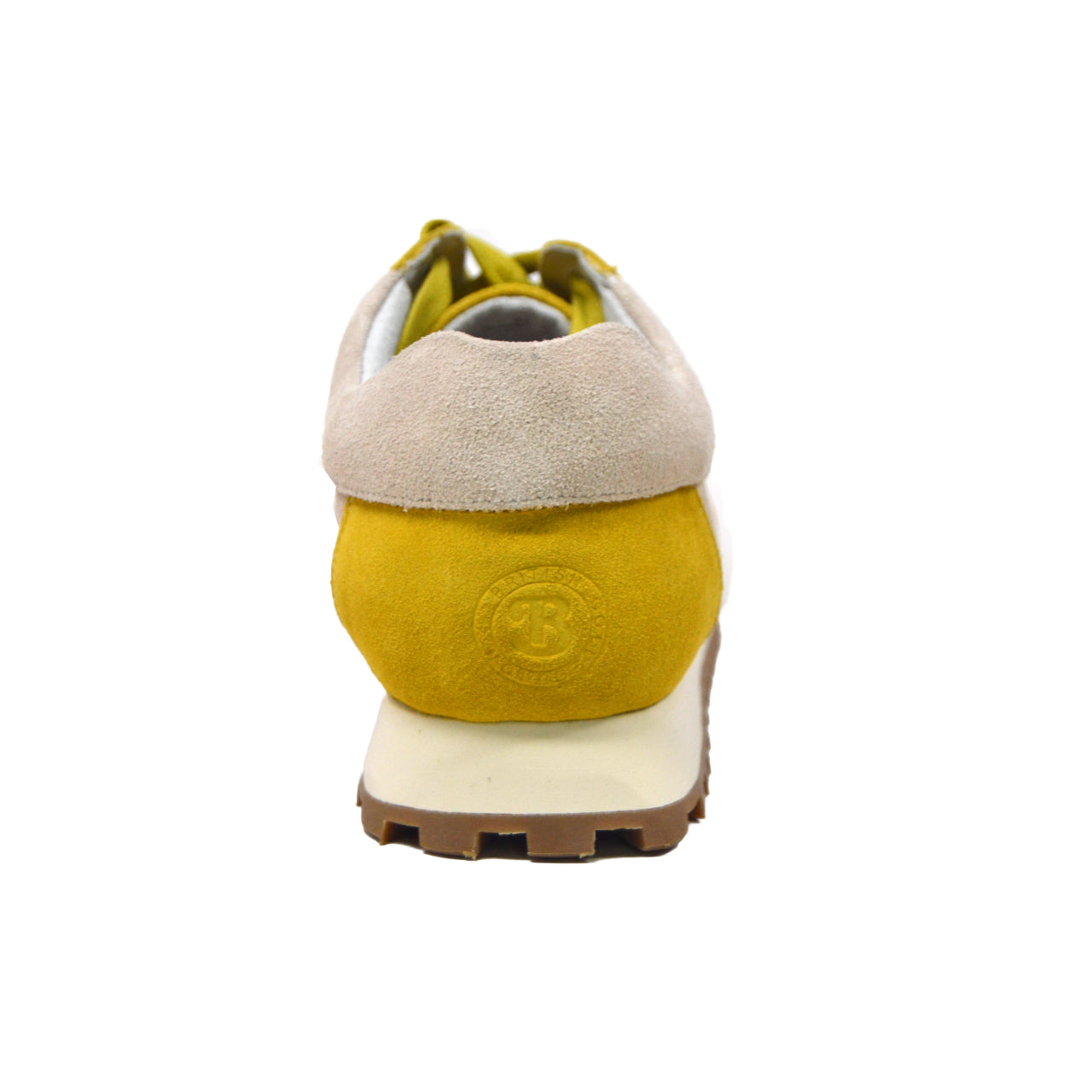 British Walkers Surrey Men's Yellow and Bone Low Top Sneakers view 3