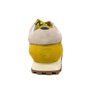 British Walkers Surrey Men's Yellow and Bone Low Top Sneakers view 3
