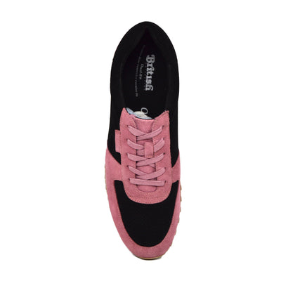 British Walkers Surrey Men's Pink and Black Low Top Sneakers view 7
