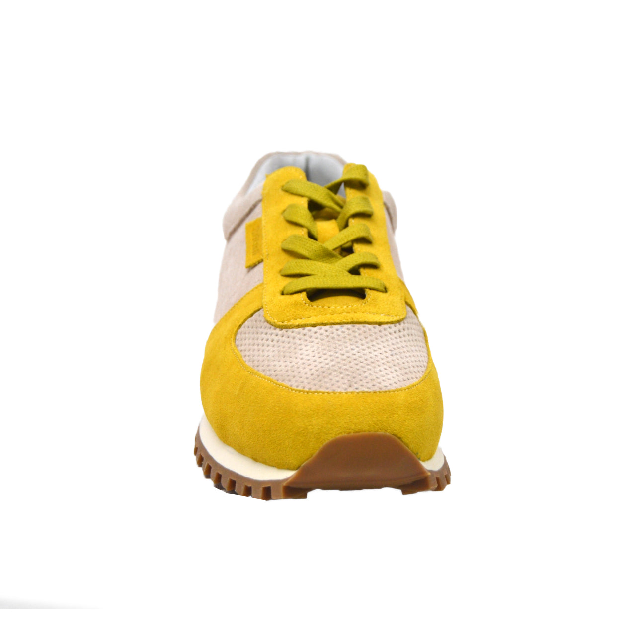 British Walkers Surrey Men's Yellow and Bone Low Top Sneakers view 4