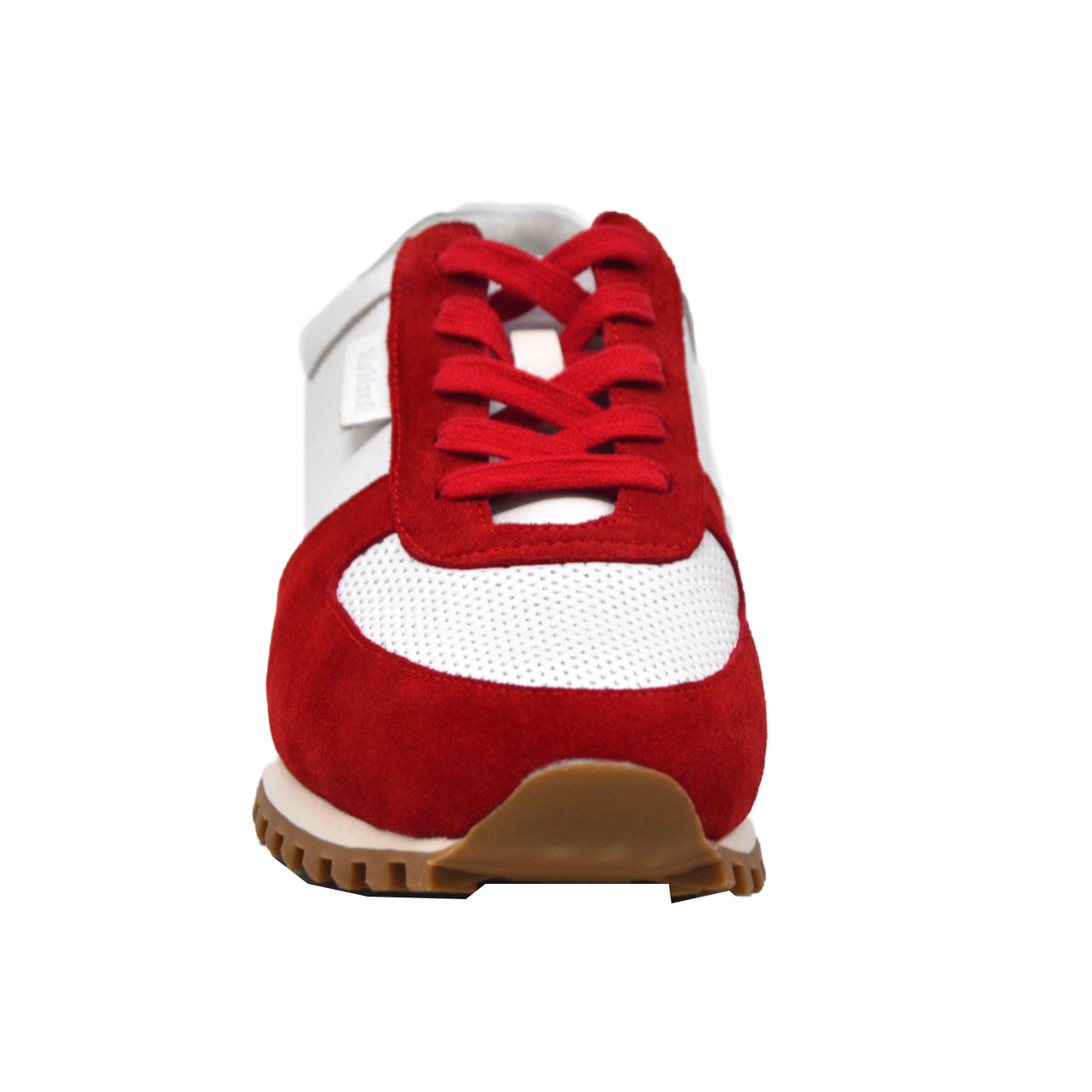 British Walkers Surrey Men's Red and White Low Top Sneakers view 5