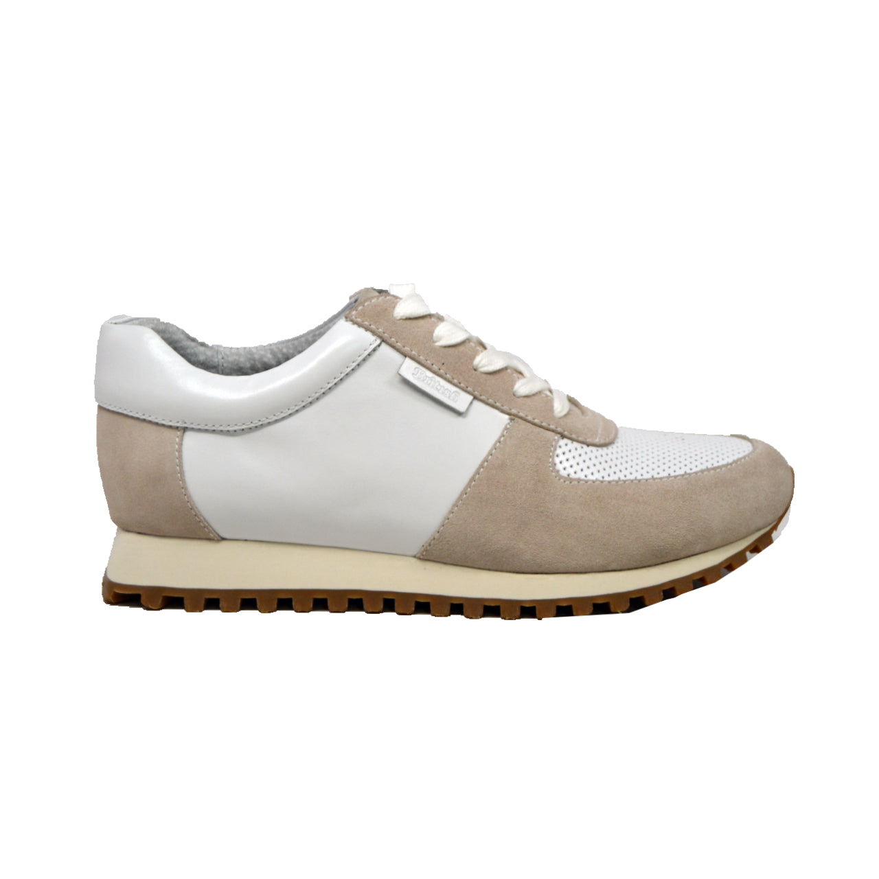 British Walkers Surrey Men's Bone and White Low Top Sneakers view 4