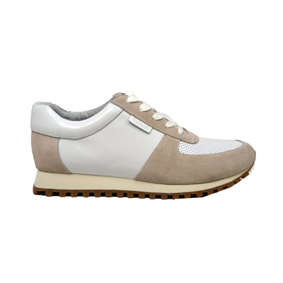 British Walkers Surrey Men's Bone and White Low Top Sneakers view 4