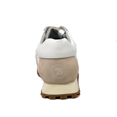 British Walkers Surrey Men's Bone and White Low Top Sneakers view 5