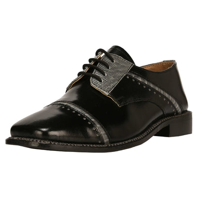 Liberty Zeno Swish Leather Oxford Style Dress Shoes for Kids