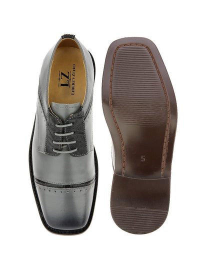 Liberty Zeno Swish Leather Oxford Style Dress Shoes for Kids