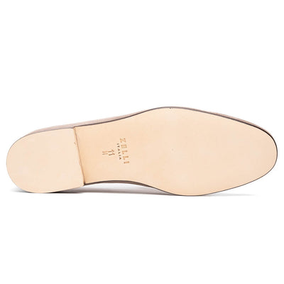 Zelli Italia Men's 16-672-TPE Tippa Suede & Calfskin Penny Loafers Taupe
