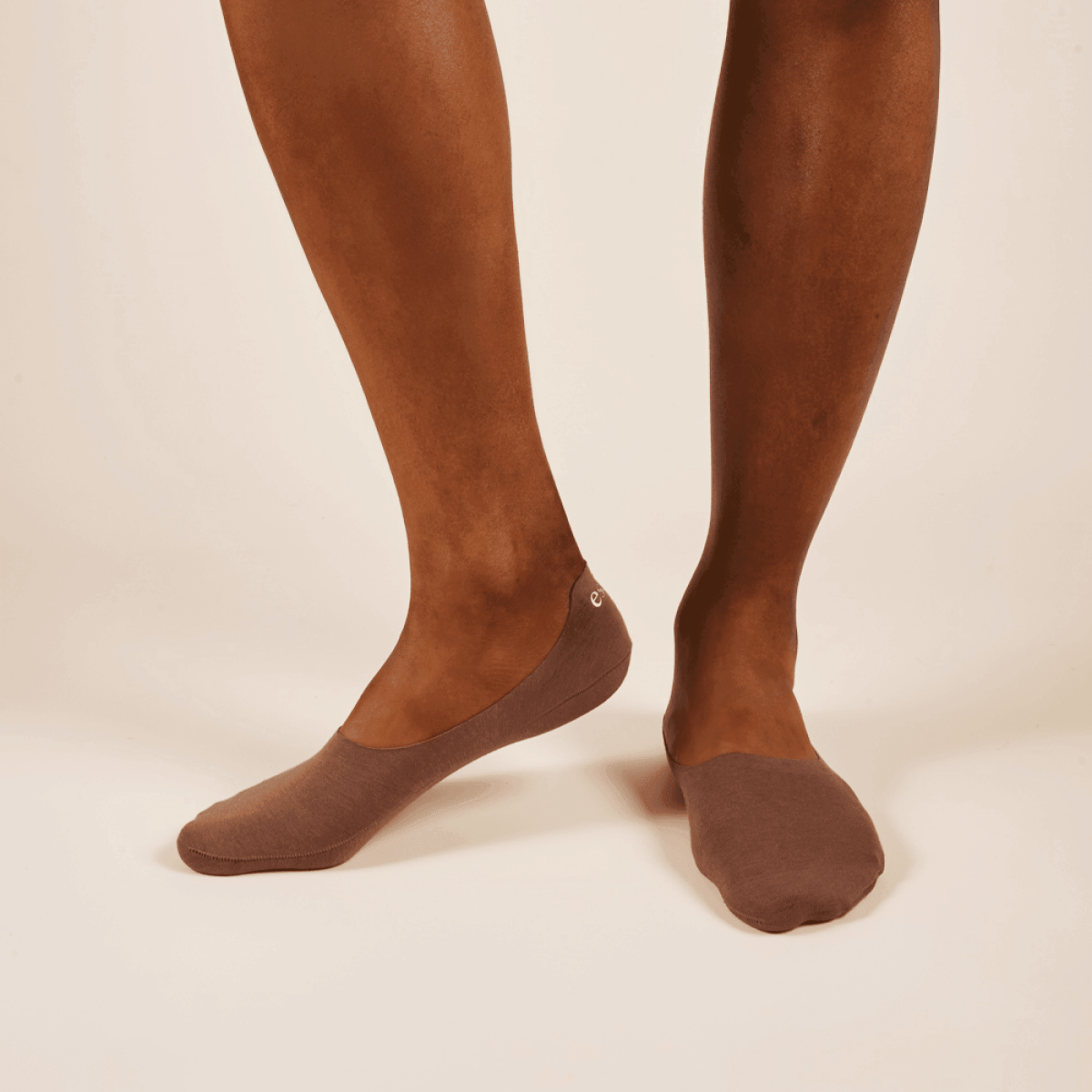 Unisex Cotton No Show Socks | Toffee Tan – product view 1