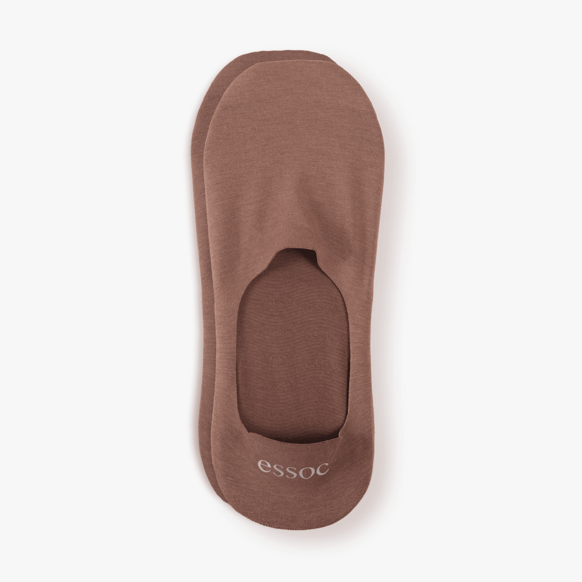 Unisex Cotton No Show Socks | Toffee Tan – product view 3