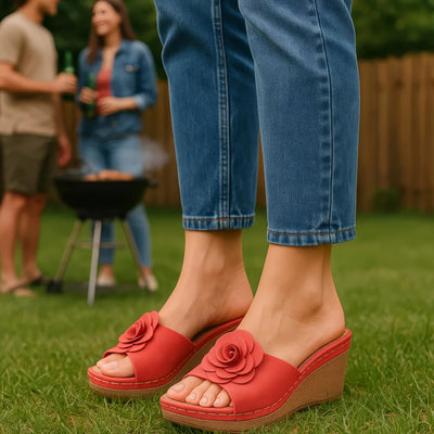 Women's Tokyo Gold Wedge Sandals