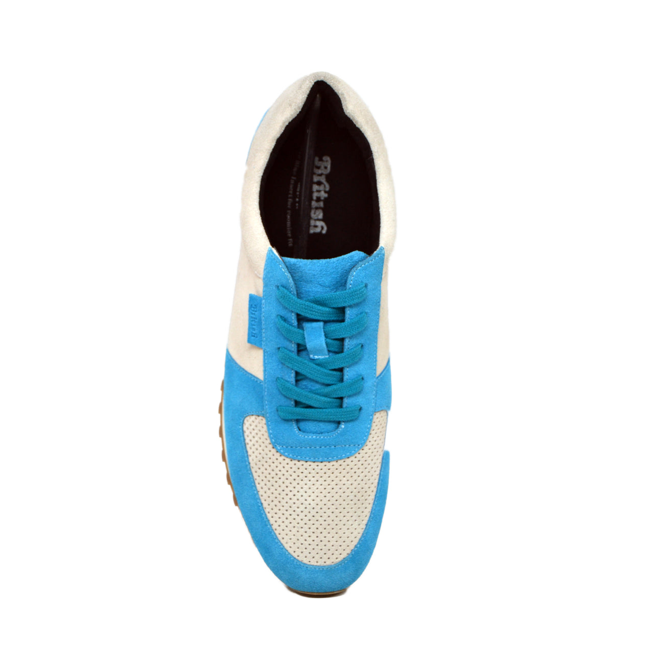 British Walkers Surrey Men's Aqua Low Top Sneakers view 5