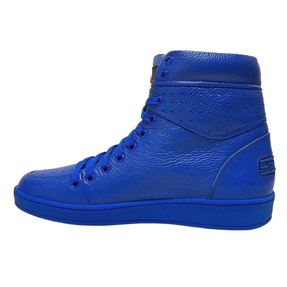 Travel Fox 900 Series Classic Men's Royal Blue Nappa Leather High Top Sneakers 916101 105