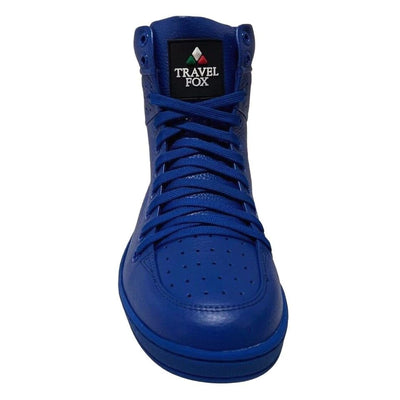 Travel Fox 900 Series Classic Men's Royal Blue Nappa Leather High Top Sneakers 916101 105