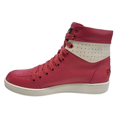 Travel Fox 900 Series Men's Fuchsia and White Leather High Top Sneakers 916101 142