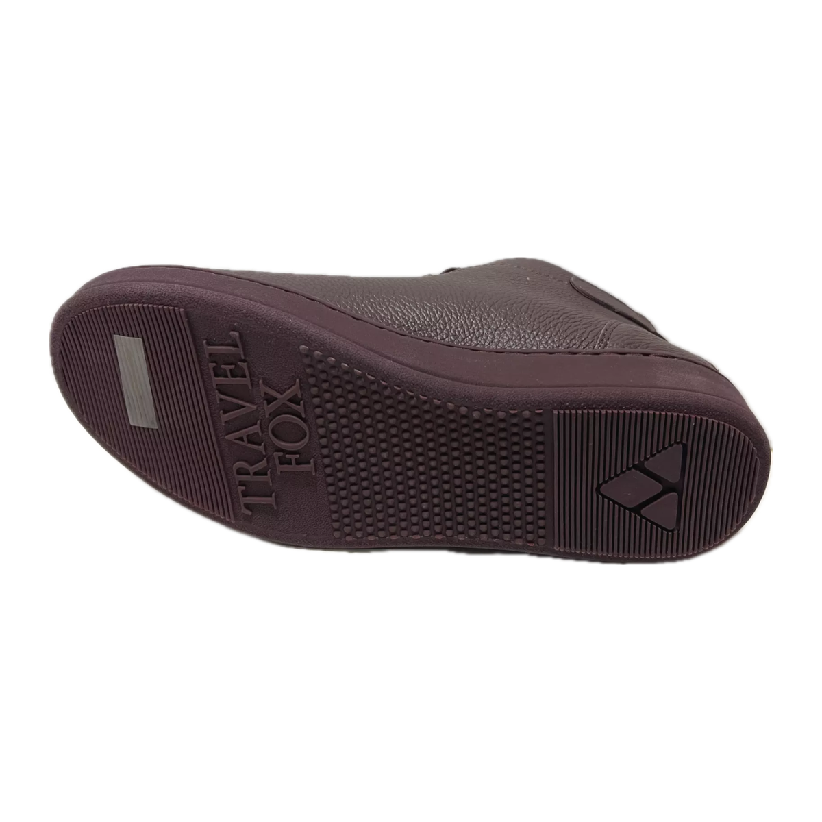 Travel Fox Malibu 915601 44 men's burgundy mid-top sneakers, outsole view