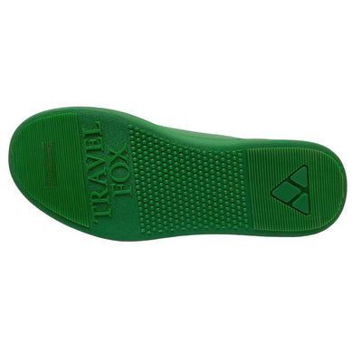 Travel Fox Spider Men's Green Nappa Leather Mid Top Sneakers 915601020