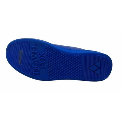 Travel Fox Spider Men's Royal Blue Nappa Leather Mid Top Sneakers 91560105
