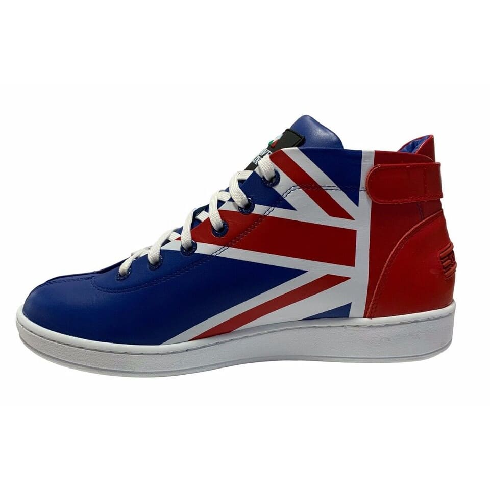 Travel Fox Union Jack Men's Red White and Blue Leather Sneakers 91560121