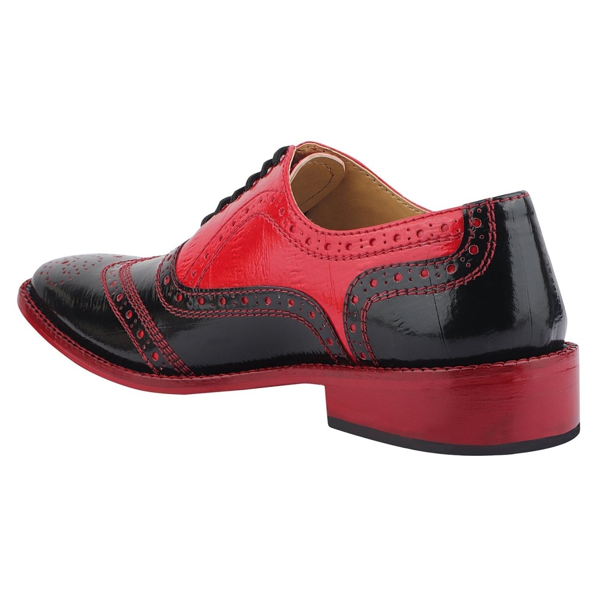 Liberty Zeno Tremont Genuine Leather Oxford Style Brogue Dress Shoes