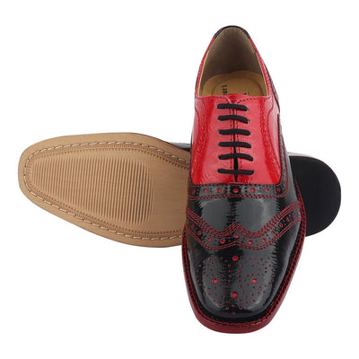 Liberty Zeno Tremont Genuine Leather Oxford Style Brogue Dress Shoes