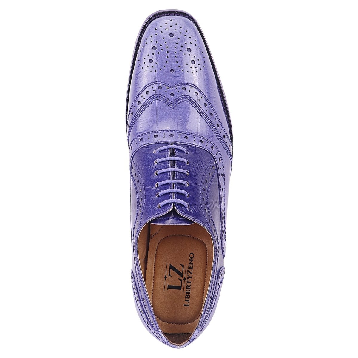 Liberty Zeno Tremont Genuine Leather Oxford Style Brogue Dress Shoes