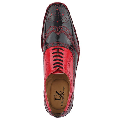 Liberty Zeno Tremont Genuine Leather Oxford Style Brogue Dress Shoes