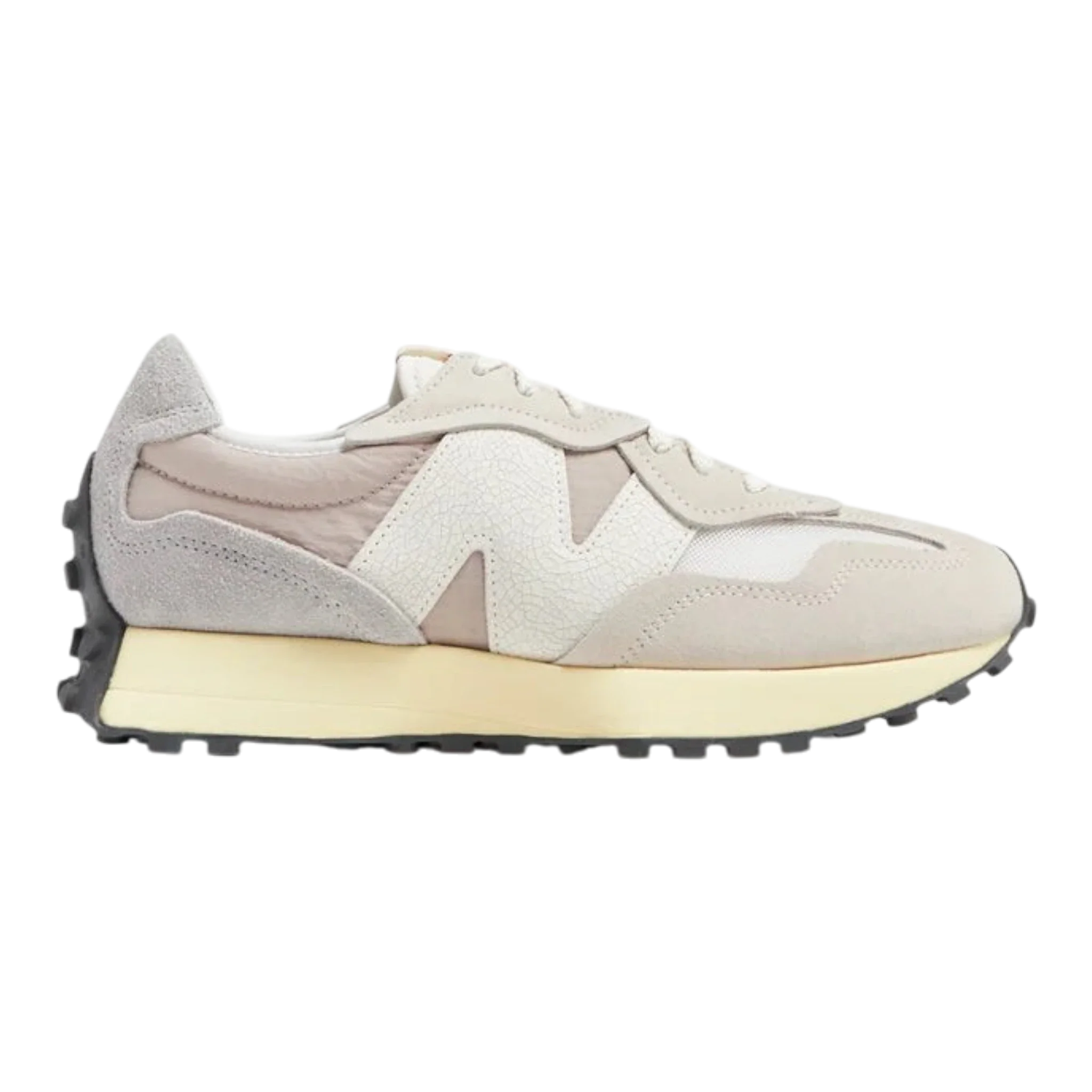 New Balance 327 Men's Sneakers — Sea Salt Suede Low-Top