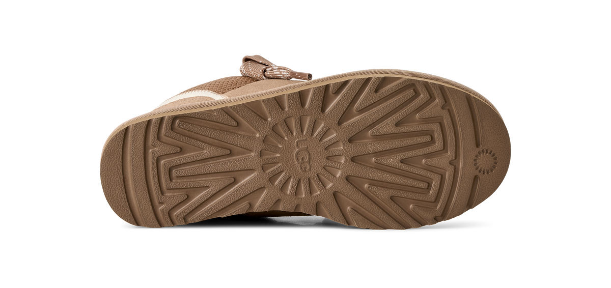 UGG Lowmel Womens Sneakers — Sand Suede Low-Top