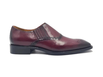 Carrucci Shoes Unknown Brand Medallion Slip On Loafer Calfskin KS50926